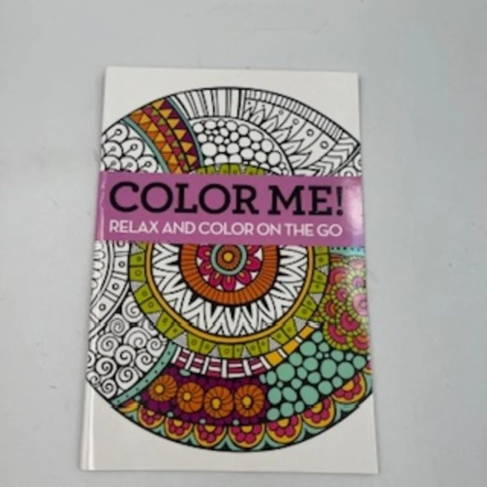 NEW Color Me! Coloring Books Relax & Color On The Go Set Of‎ 4 Books